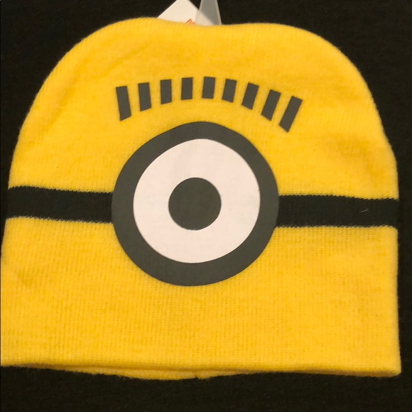 Universal Other - Minions Despicable ME knit hat beanie OSFM Kid New
